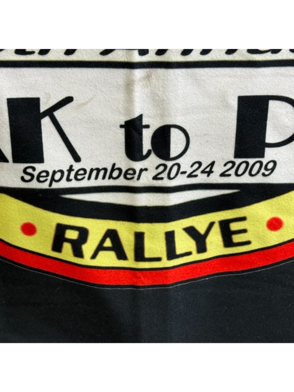2009 Peak to Peak Rallye Colorado Springs Souvenir Blanket 48x58 - Picture 4 of 8